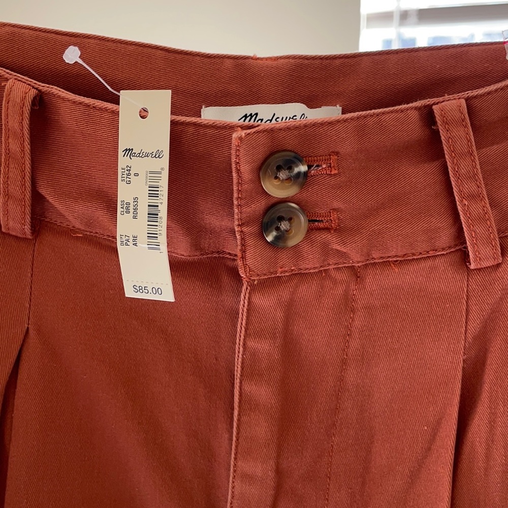Madewell Pleated Wide Leg Pants Size 0/25